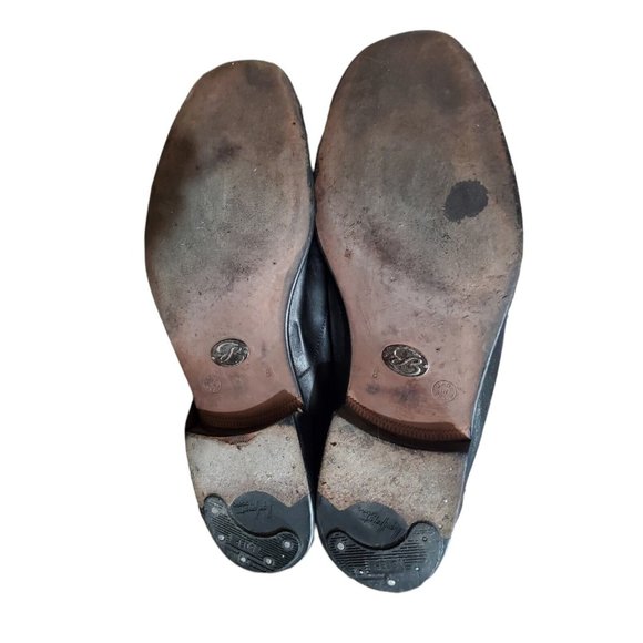 Vintage Barrets 1890 Black Leather Loafers, Size 8 - Picture 7 of 10